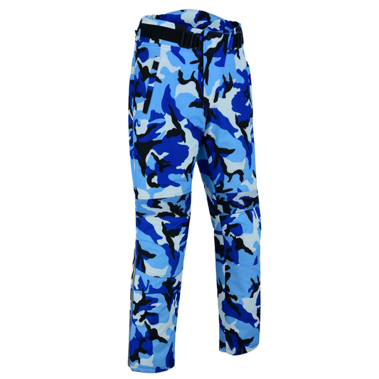 Warrior Gears 3M Motorbike Textile Trousers - Camo Blue
