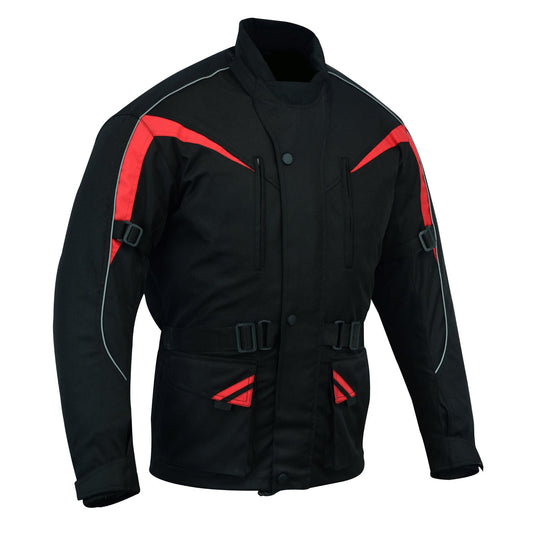 Warrior Gears® Pro Arc 10000 Motorcycle Jacket for Men's | Cordura Textile Jackets - Warrior Gears