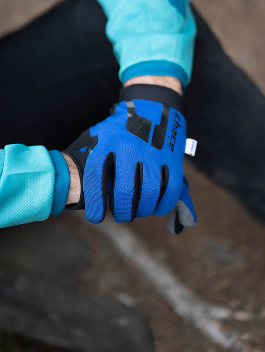 Black Logo Gloves