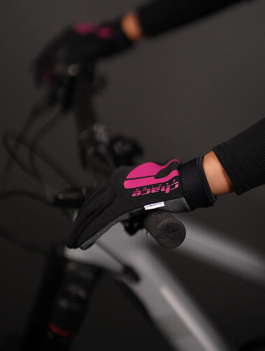 Pink Logo Gloves