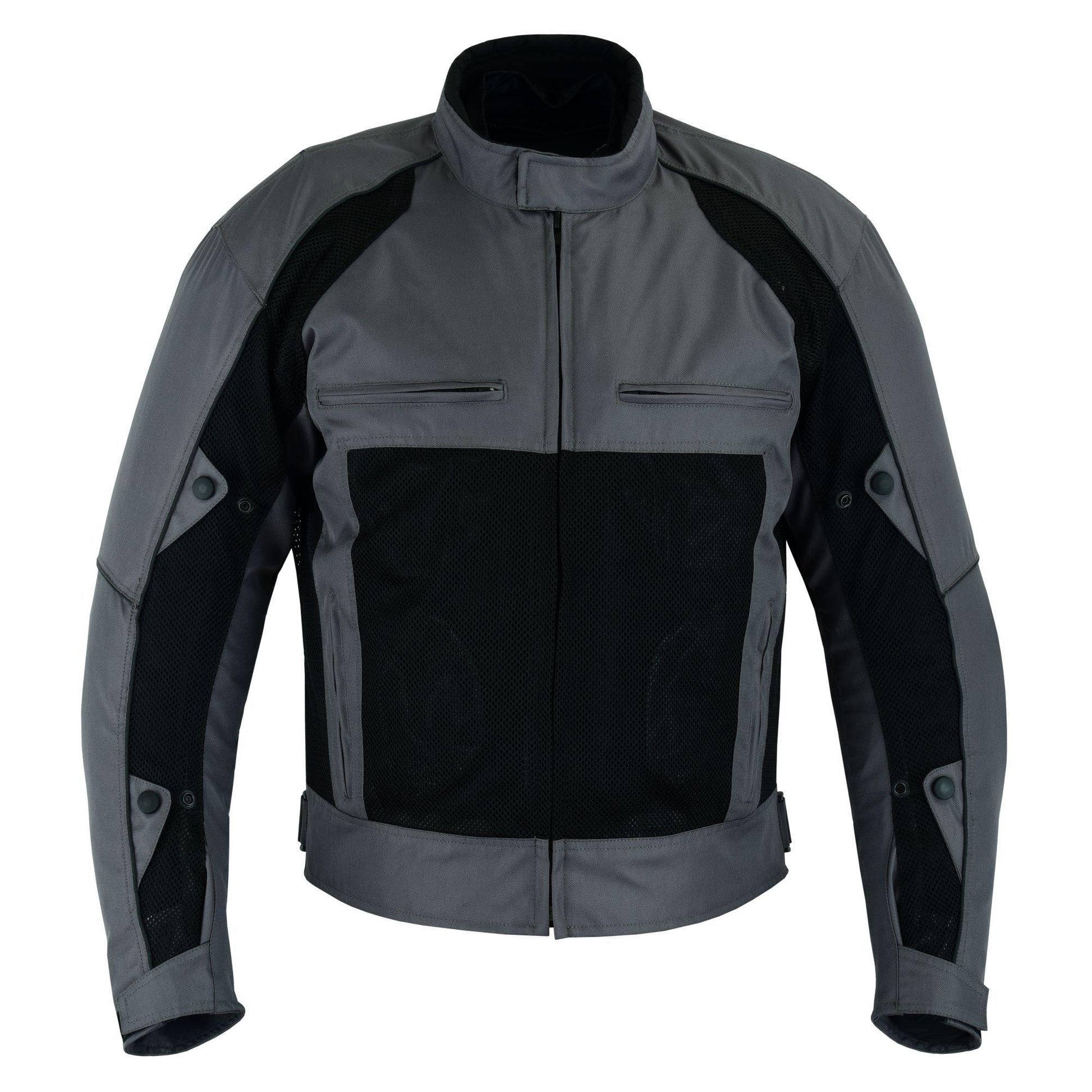 Warrior Gears®Motorcycle Suit Air Mesh Jacket Trouser Set -Grey / Black - Warrior Gears