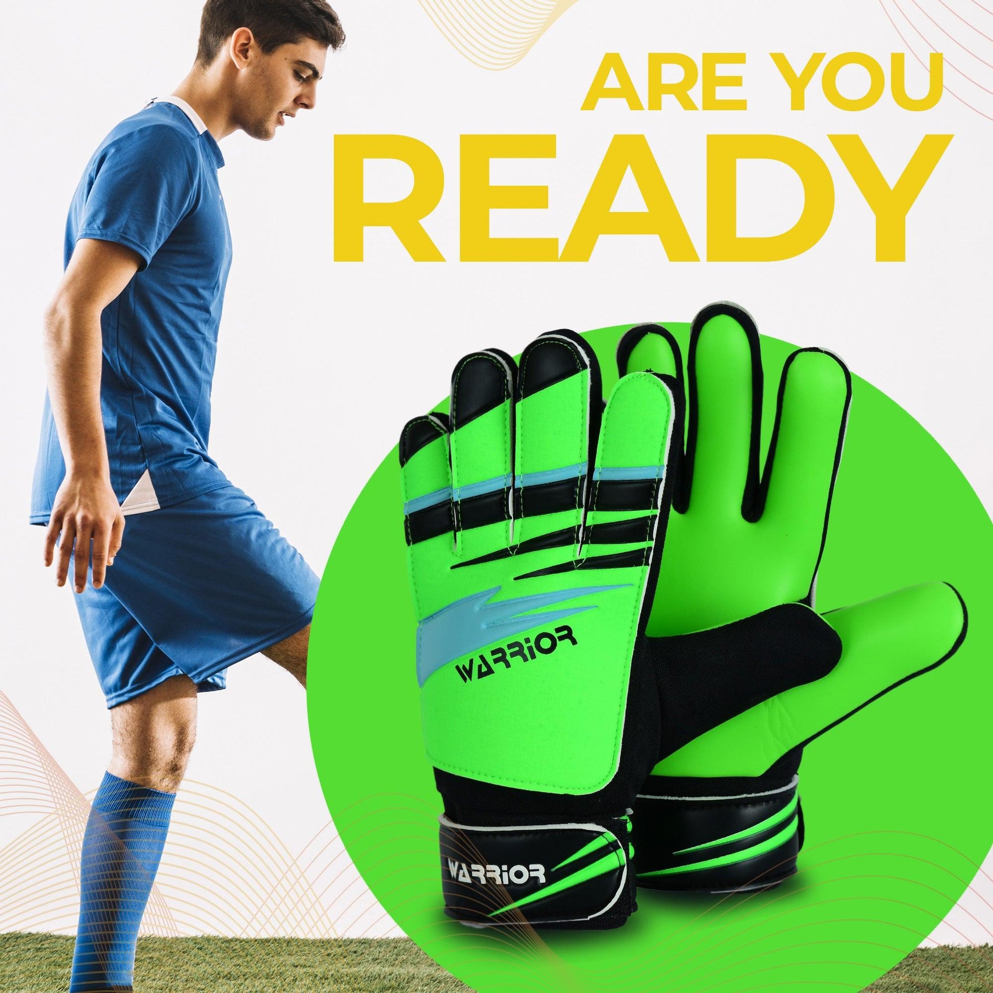 Junior Kids Youth Toddler Warrior Boys Girls Goalkeeper Gloves | Football | Training Gloves - Warrior Gears