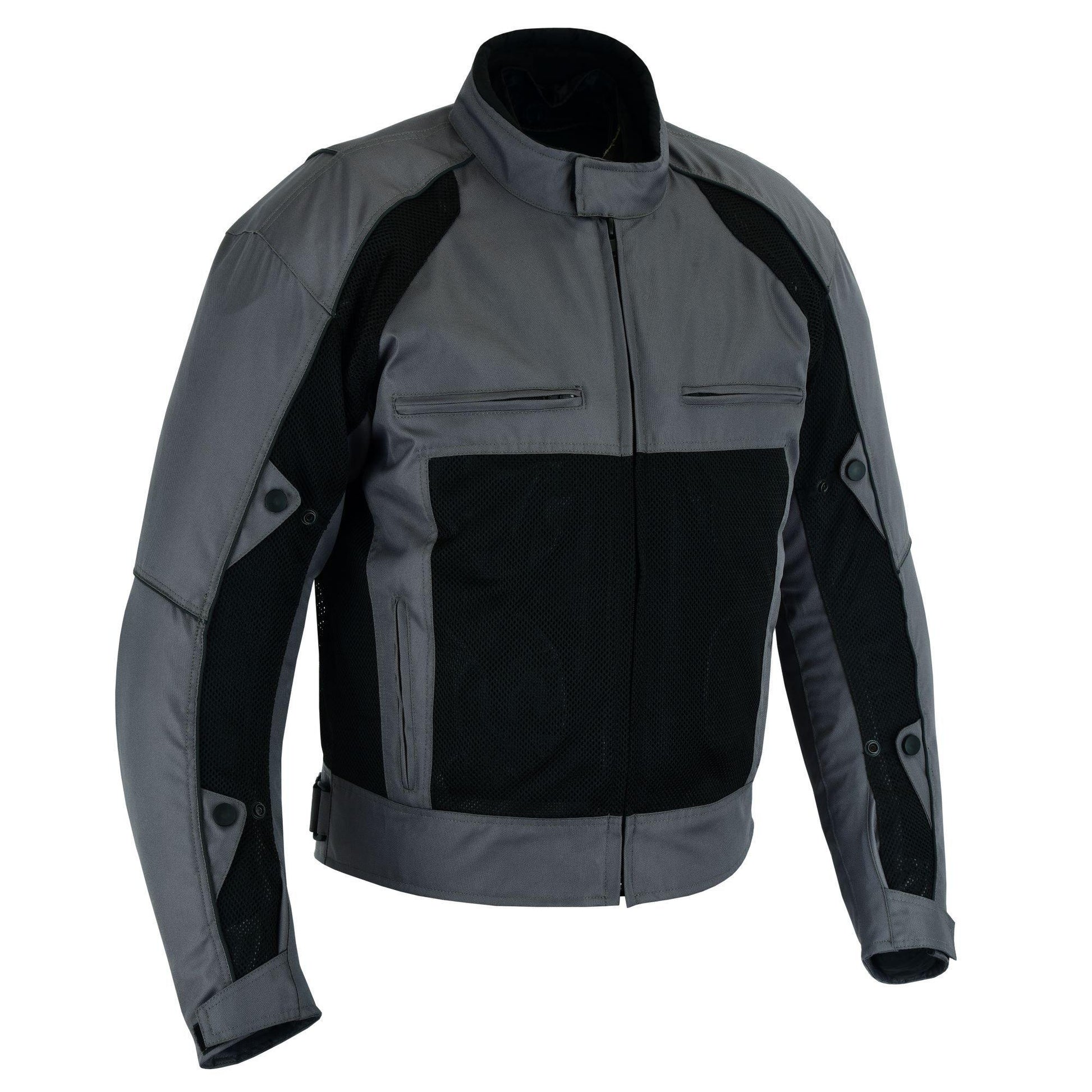Warrior Gears®Motorcycle Suit Air Mesh Jacket Trouser Set -Grey / Black - Warrior Gears