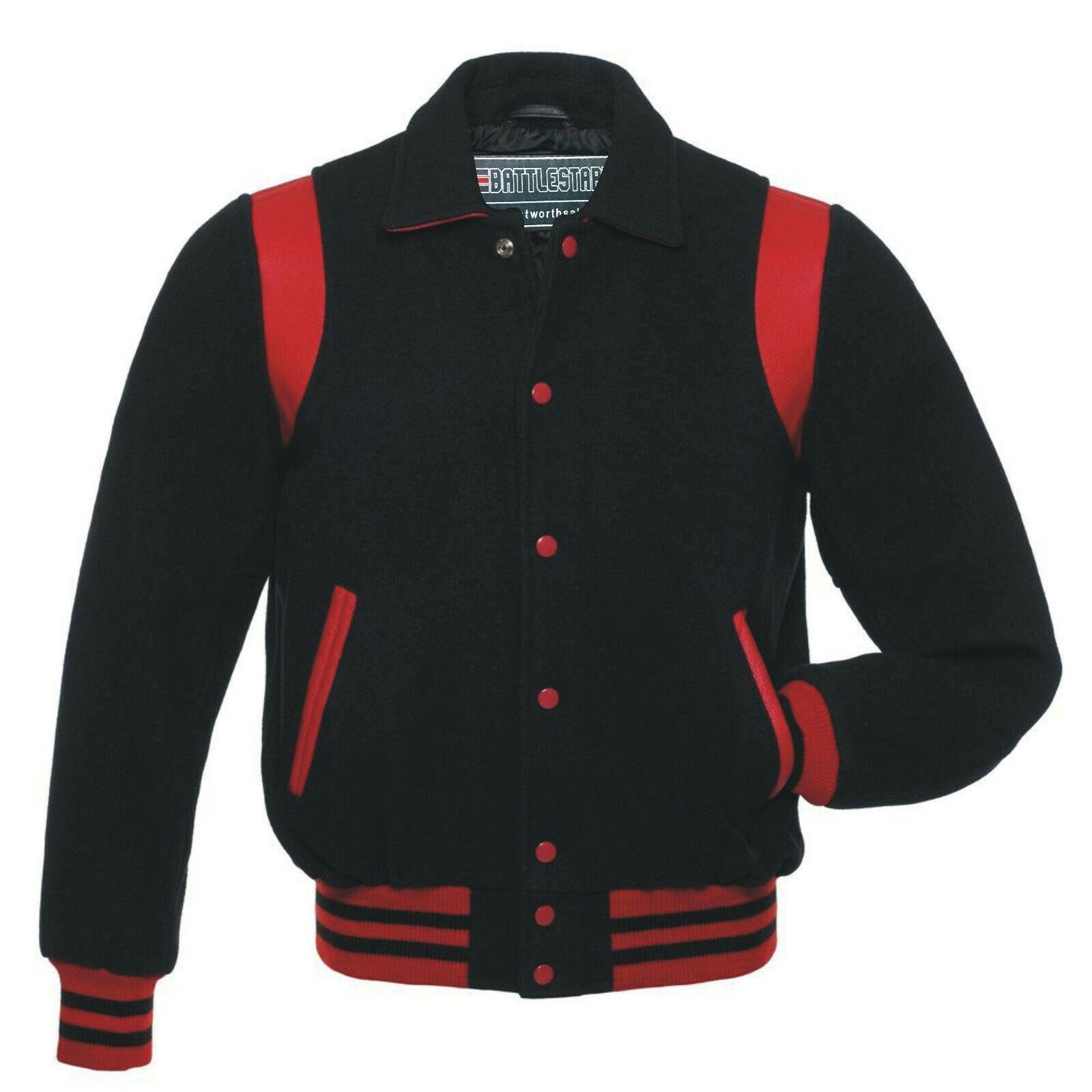 Warrior Gears Classic Byron Collar Varsity Jacket | University | Letterman Bomber Jacket - Warrior Gears