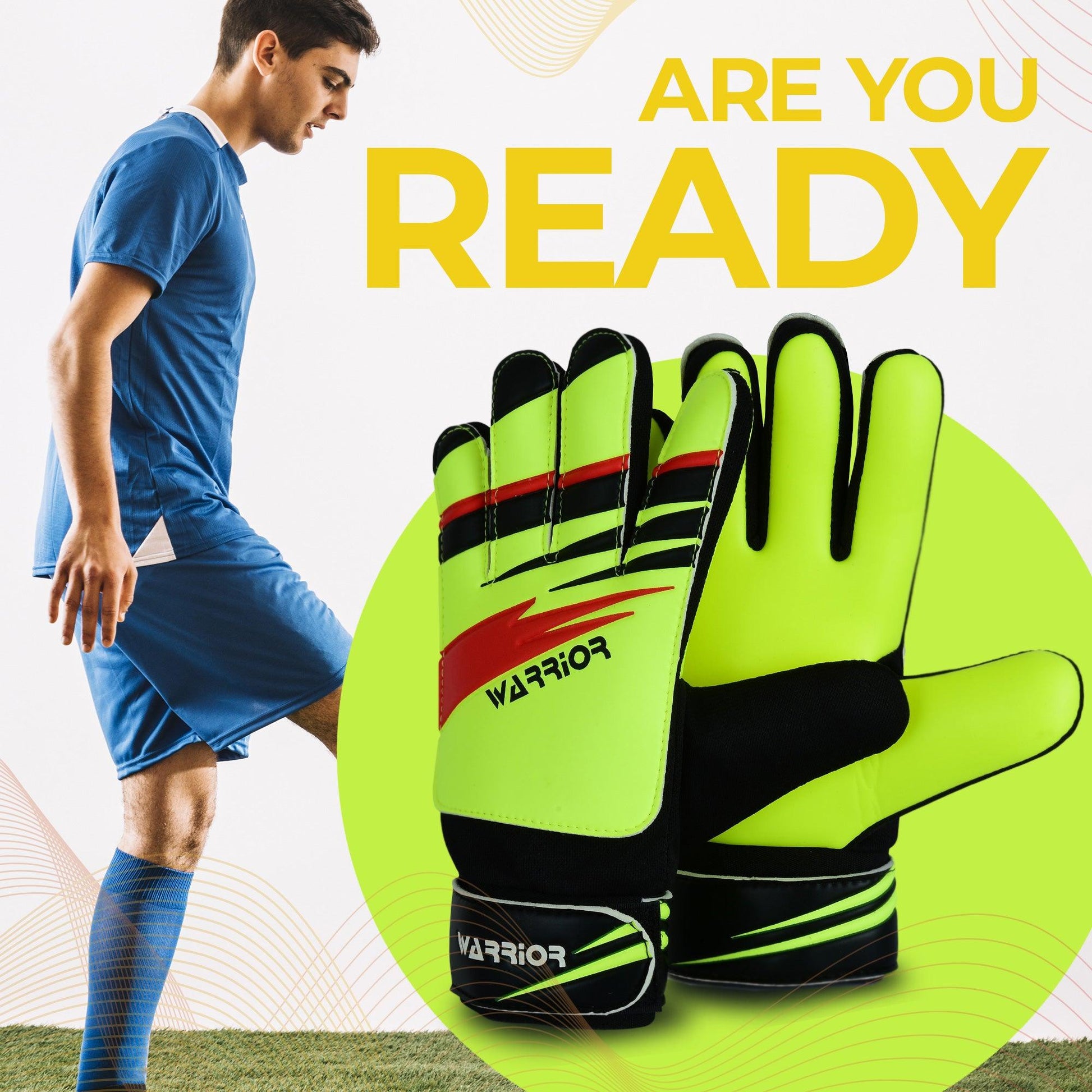 Junior Kids Youth Toddler Warrior Boys Girls Goalkeeper Gloves | Football | Training Gloves - Warrior Gears