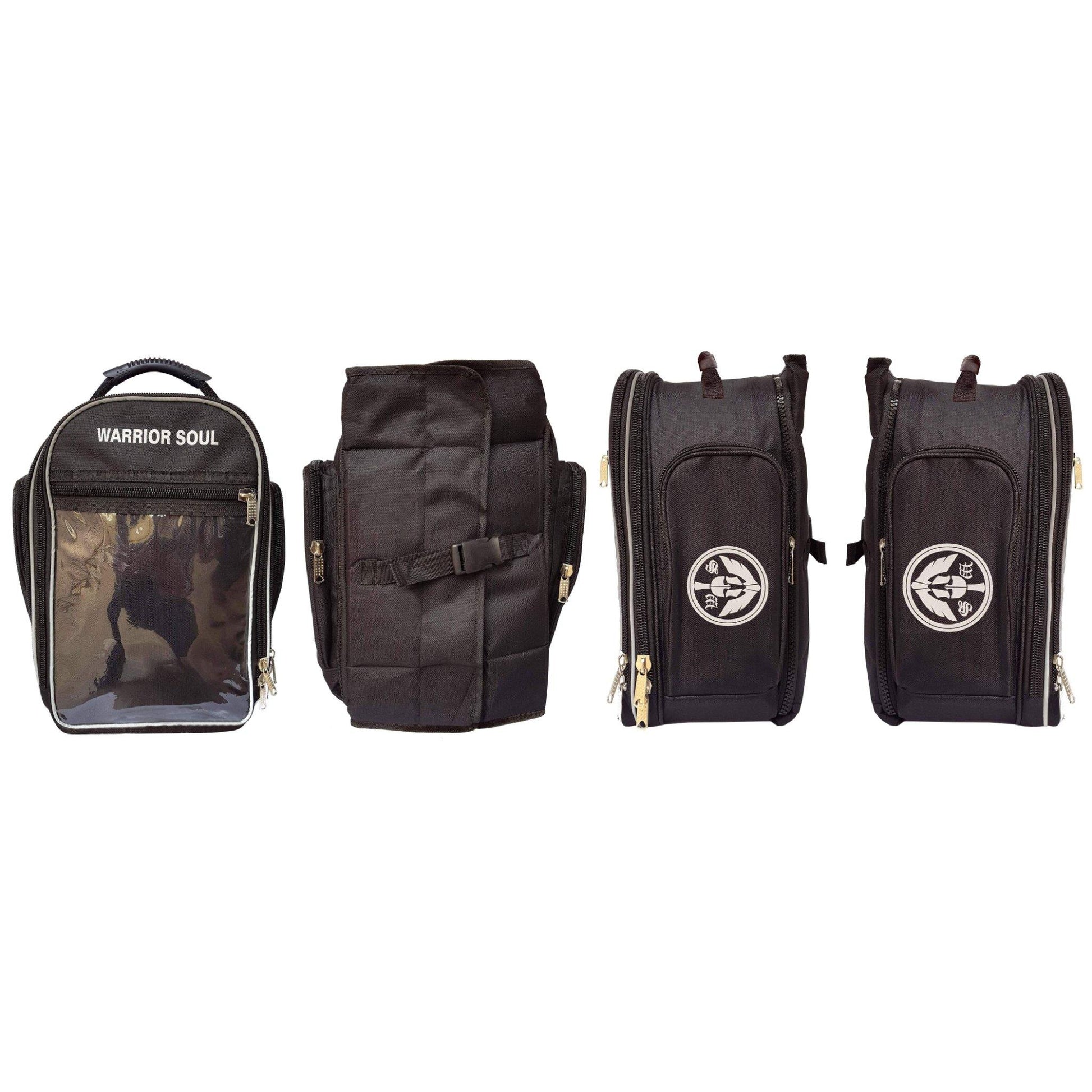 Warrior Gears® Motorcycle Tank Bag 14L - Saddle Black Motorbike Bag - Universal Strong Magnetic Bag With GPS, Phone, Map Window | Shoulder Strap Bag - Warrior Gears