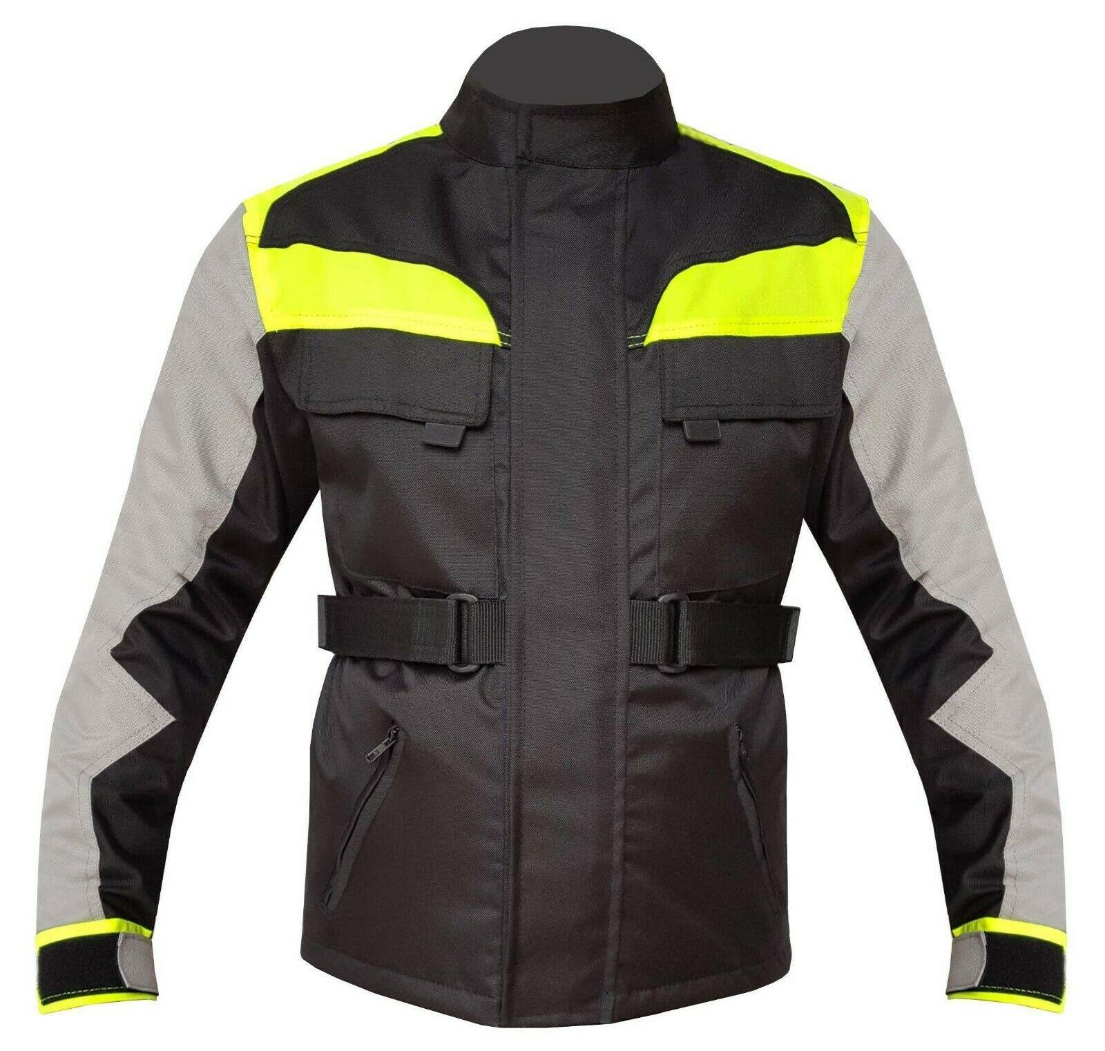 Warrior Gears® Kids Motorcycle Jacket , Waterproof, CE Armoured Hi-Vis, Youth Boys Biker Jackets - Warrior Gears