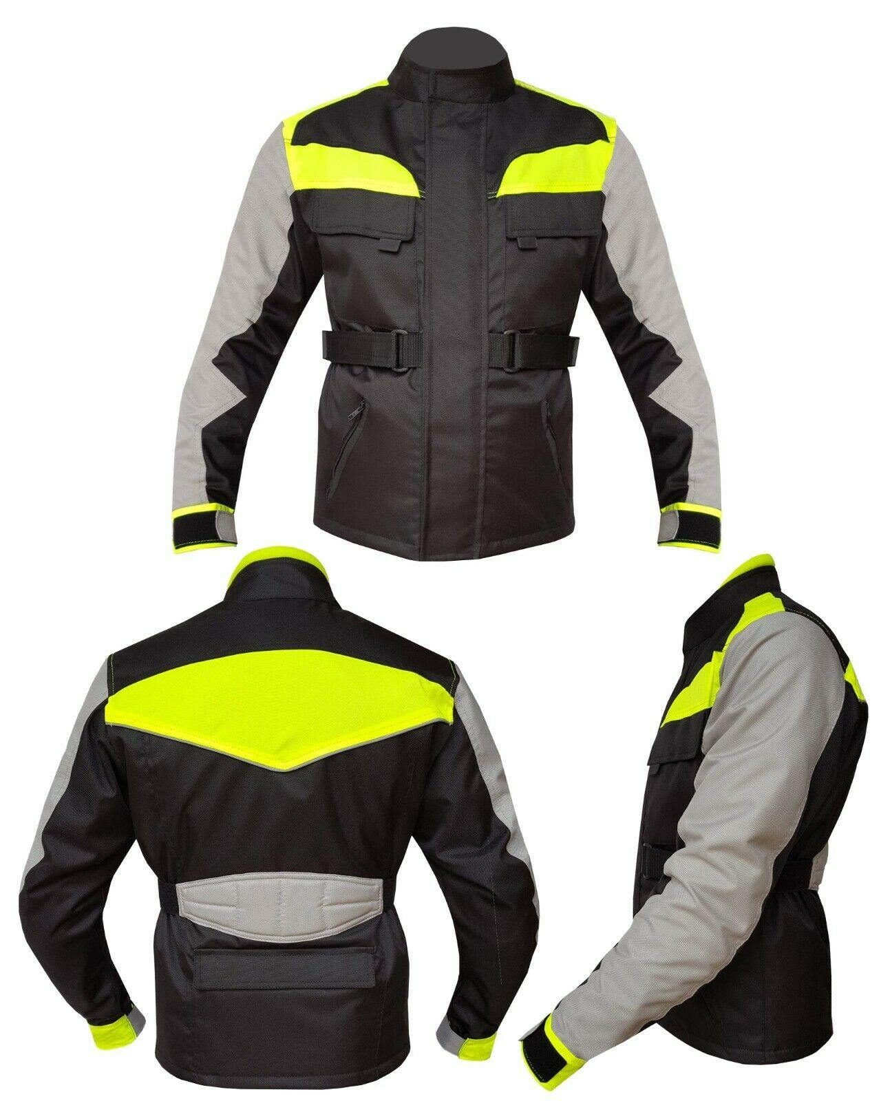Warrior Gears® Kids Motorcycle Jacket , Waterproof, CE Armoured Hi-Vis, Youth Boys Biker Jackets - Warrior Gears