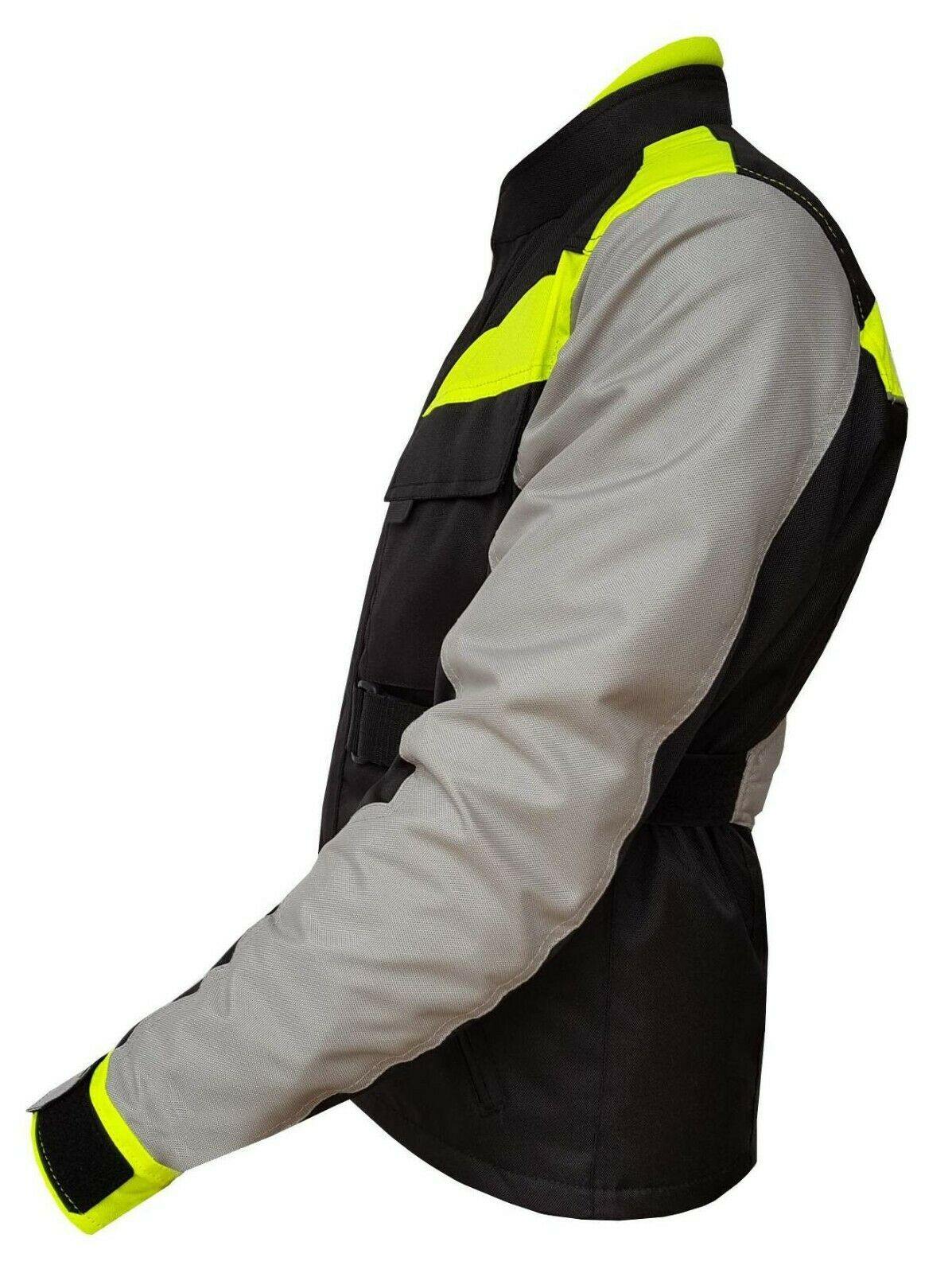 Warrior Gears® Kids Motorcycle Jacket , Waterproof, CE Armoured Hi-Vis, Youth Boys Biker Jackets - Warrior Gears