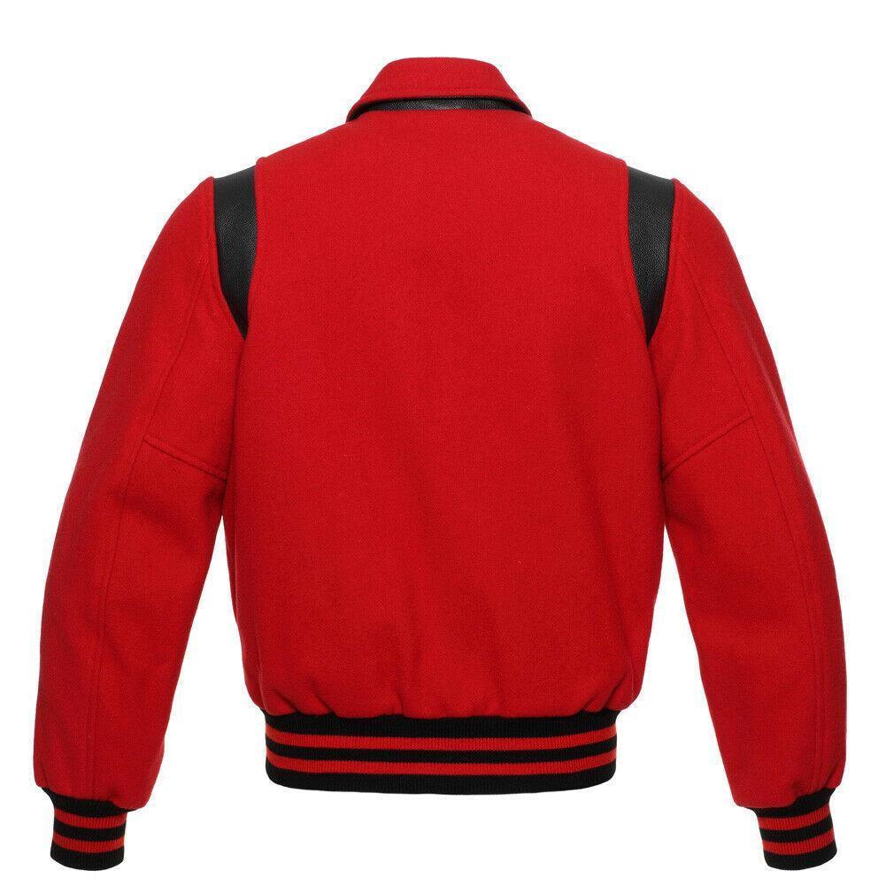 Warrior Gears Classic Byron Collar Varsity Jacket | University | Letterman Bomber Jacket - Warrior Gears