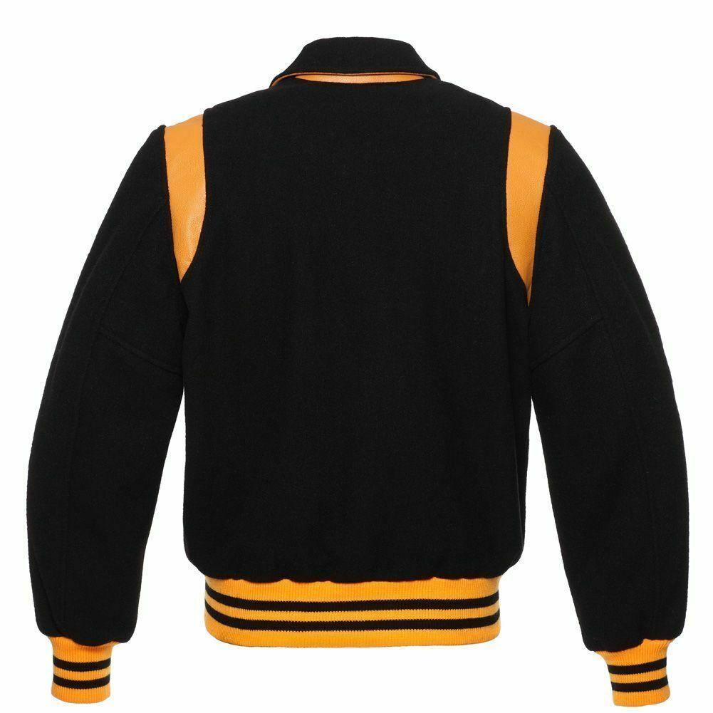 Warrior Gears Classic Byron Collar Varsity Jacket | University | Letterman Bomber Jacket - Warrior Gears