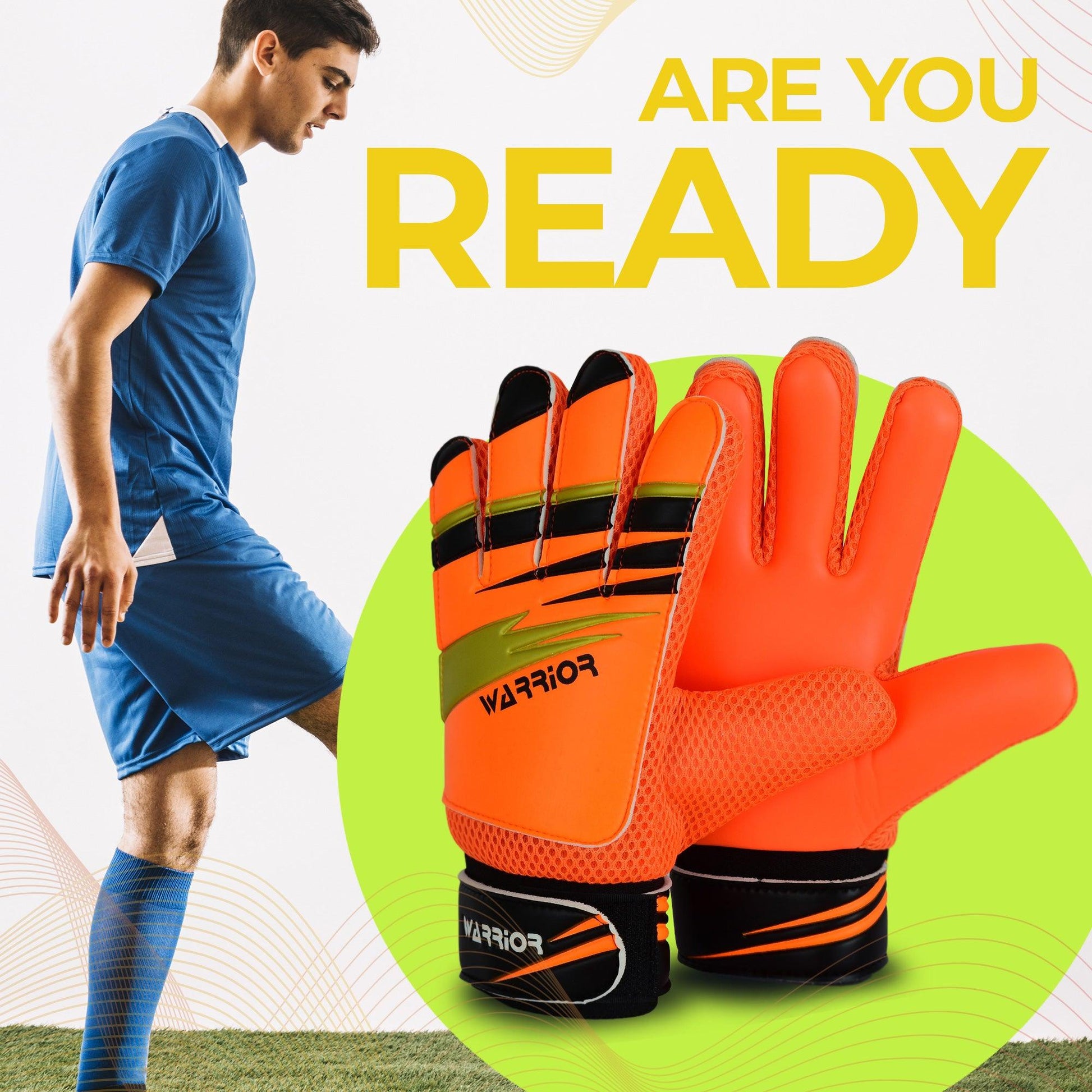 Junior Kids Youth Toddler Warrior Boys Girls Goalkeeper Gloves | Football | Training Gloves - Warrior Gears
