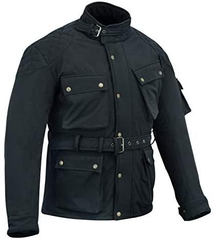 Warrior Gears® Protect Softshell Motorcycle Jacket Black  Wind-resistant - Warrior Gears