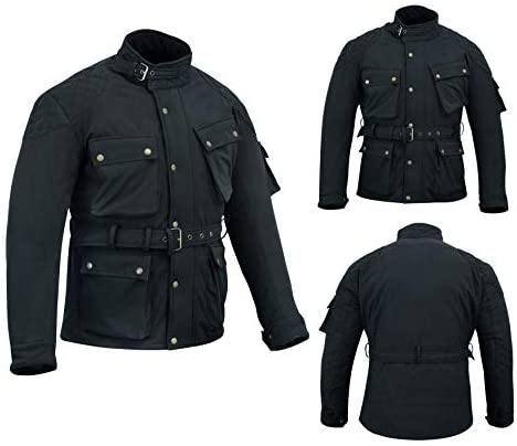 Warrior Gears® Protect Softshell Motorcycle Jacket Black  Wind-resistant - Warrior Gears