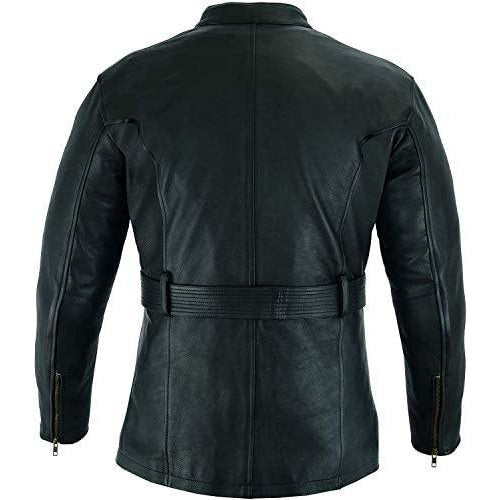 Warrior Gears® Mens Motorcycle Jacket, Premium CE Armour Genuine Nappa Cowhide Leather Bikers Jacket For Riding Touring - Warrior Gears
