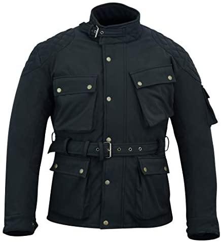 Warrior Gears® Protect Softshell Motorcycle Jacket Black  Wind-resistant - Warrior Gears