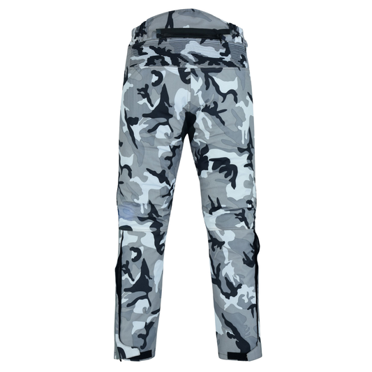 Warrior Gears 3M Motorbike Textile Trousers - Camo Gray