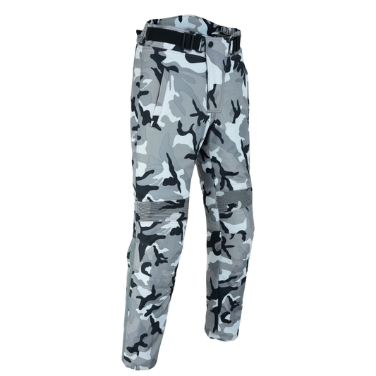 Warrior Gears 3M Motorbike Textile Trousers - Camo Gray