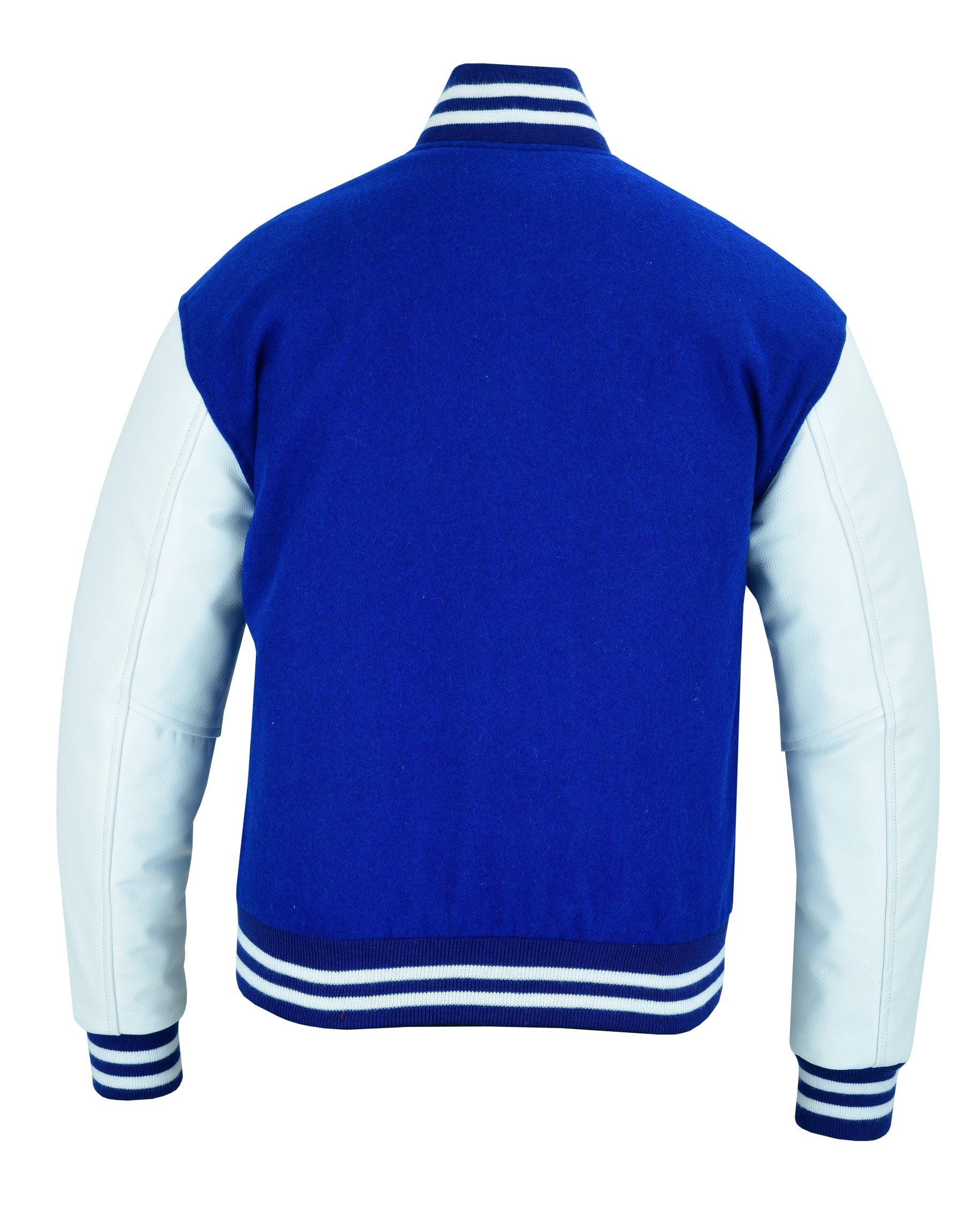 Warrior Gears® Varsity Jacket Classical Original Design | Pure Wool Body | 100% Real Cowhide Leather Sleeves - Warrior Gears
