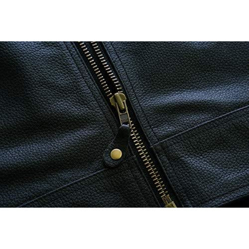 Warrior Gears® Mens Motorcycle Jacket | Premium CE Armour Nappa Cowhide Short Body Real Leather Bikers Top For Riding Touring - Warrior Gears