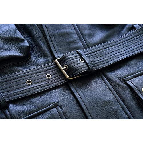 Warrior Gears® Mens Motorcycle Jacket, Premium CE Armour Genuine Nappa Cowhide Leather Bikers Jacket For Riding Touring - Warrior Gears