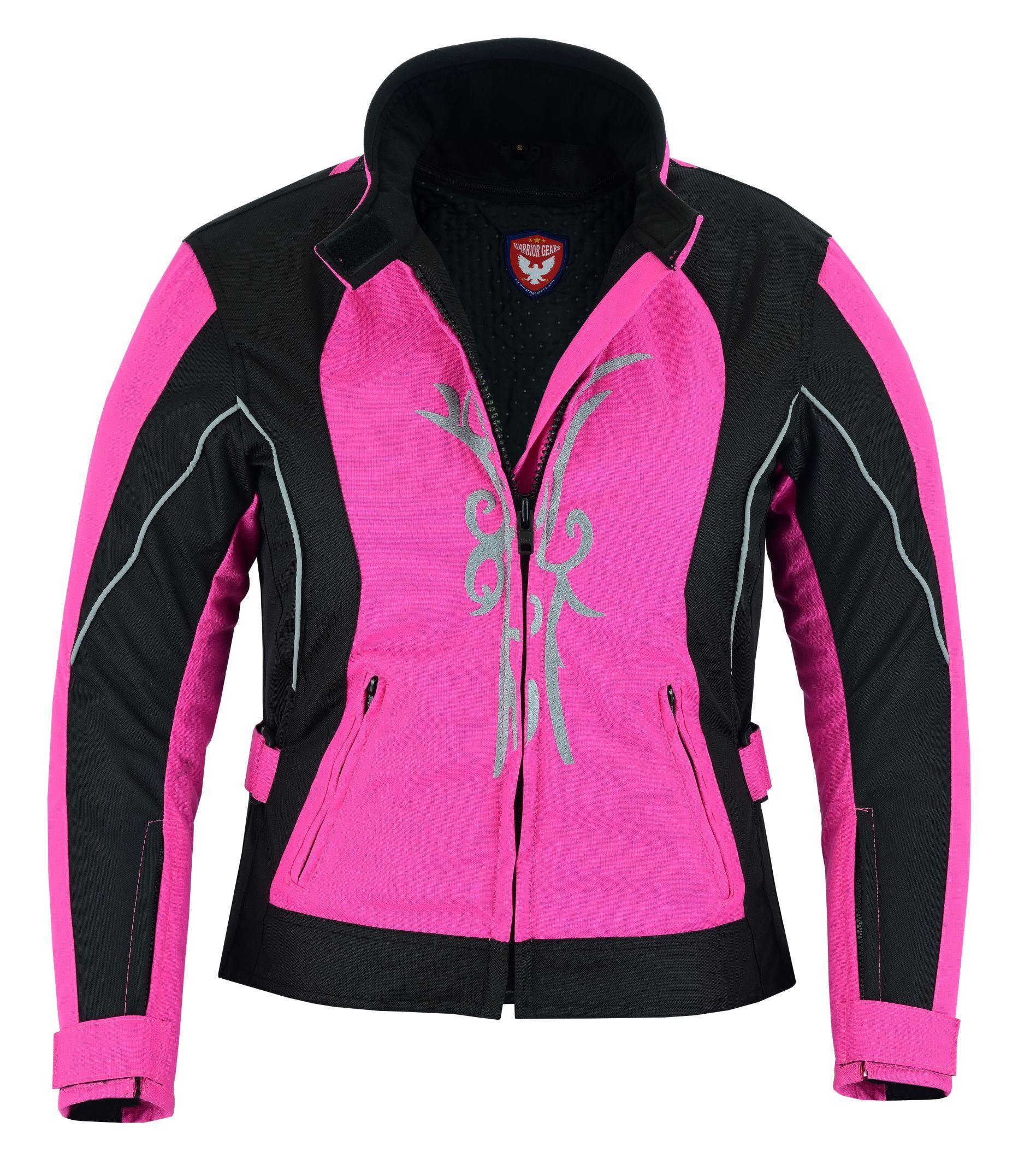Warrior Gears® Women's Motorcycle Jacket For Women | CE Armored | Rain Waterproof - Warrior Gears