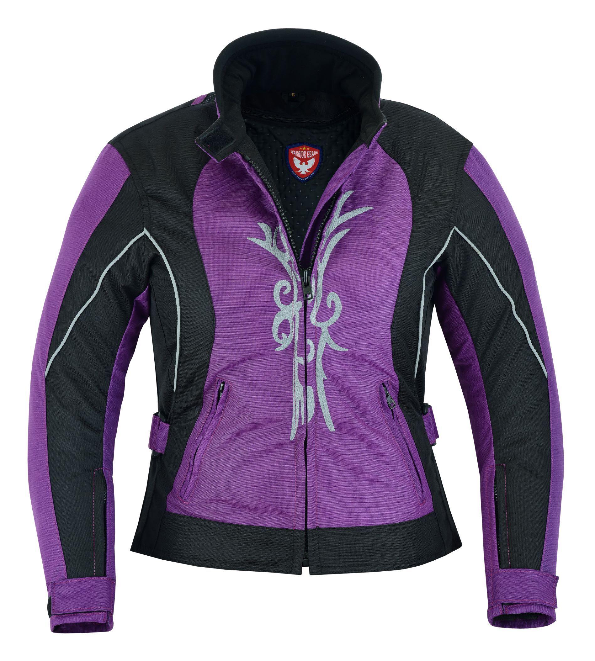 Warrior Gears® Women's Motorcycle Jacket For Women | CE Armored | Rain Waterproof - Warrior Gears