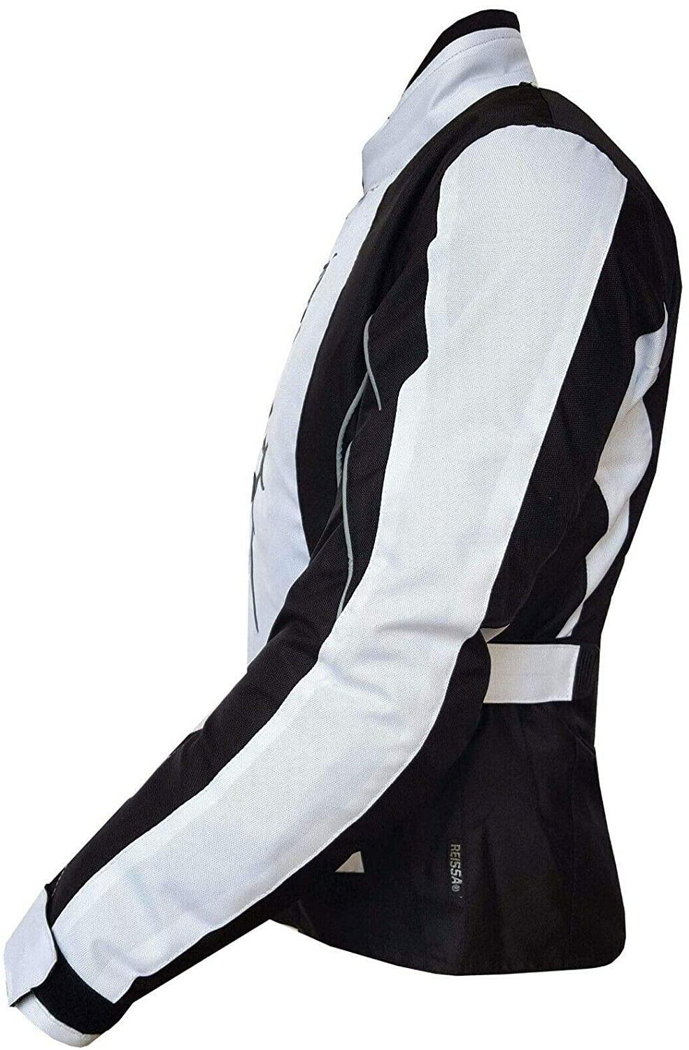 Warrior Gears Women's Graphic Embroidery Motorcycle Jacket, Waterproof Textile Jacket for Women - Warrior Gears