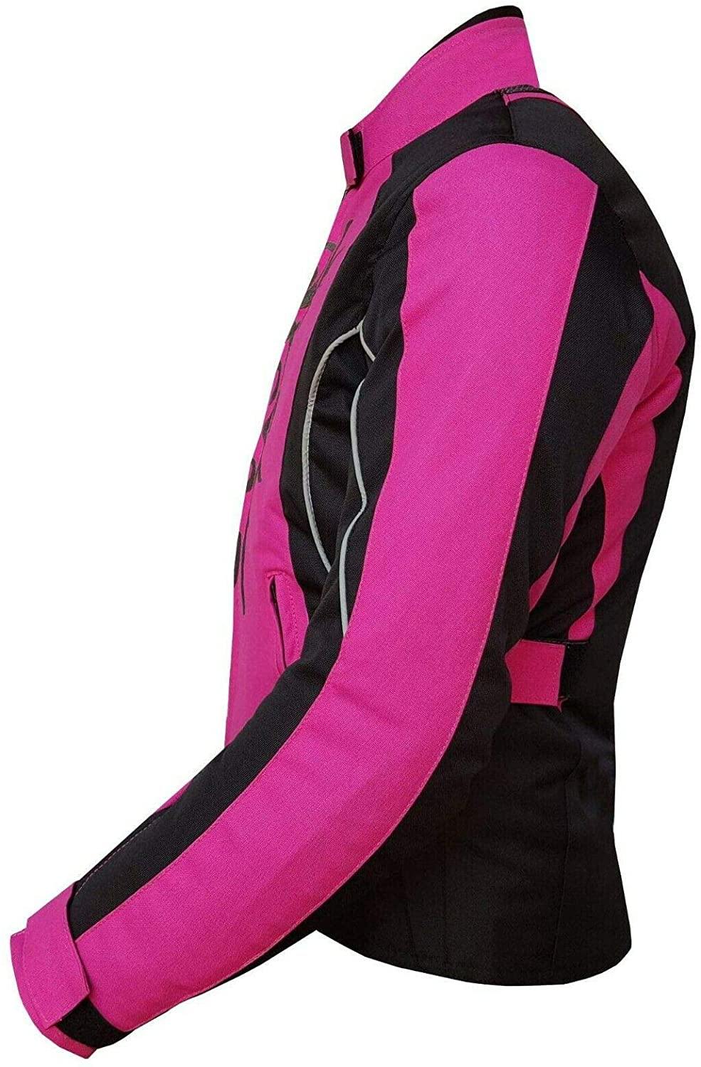 Warrior Gears Women's Graphic Embroidery Motorcycle Jacket, Waterproof Textile Jacket for Women - Warrior Gears