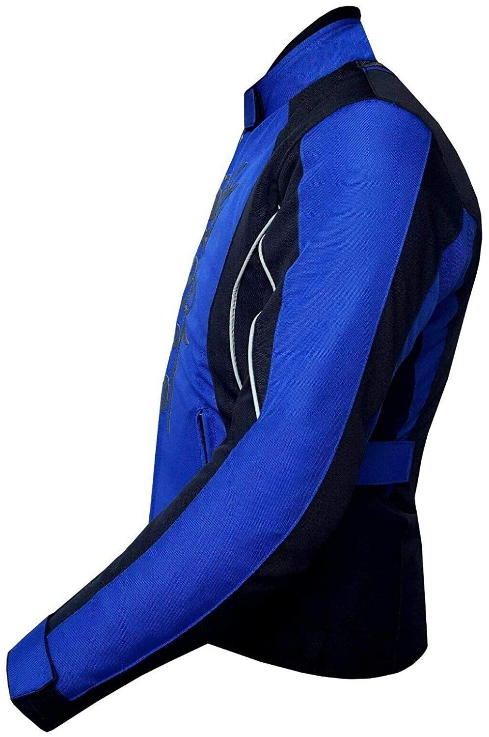 Warrior Gears Women's Graphic Embroidery Motorcycle Jacket, Waterproof Textile Jacket for Women - Warrior Gears