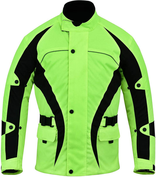 Warrior Gears®Motorcycle Jacket Men's Riding Warrior Textile Racing Motorbike Hi-Vis Jackets Bulls - Warrior Gears