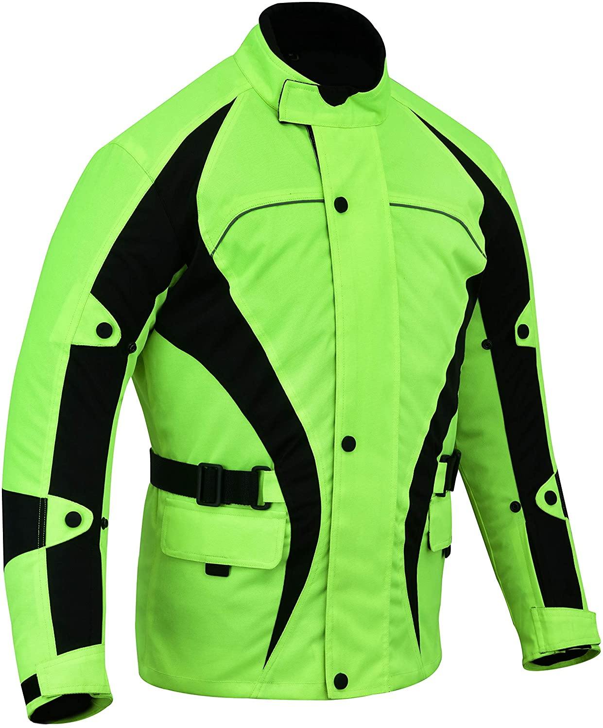 Warrior Gears®Motorcycle Jacket Men's Riding Warrior Textile Racing Motorbike Hi-Vis Jackets Bulls - Warrior Gears