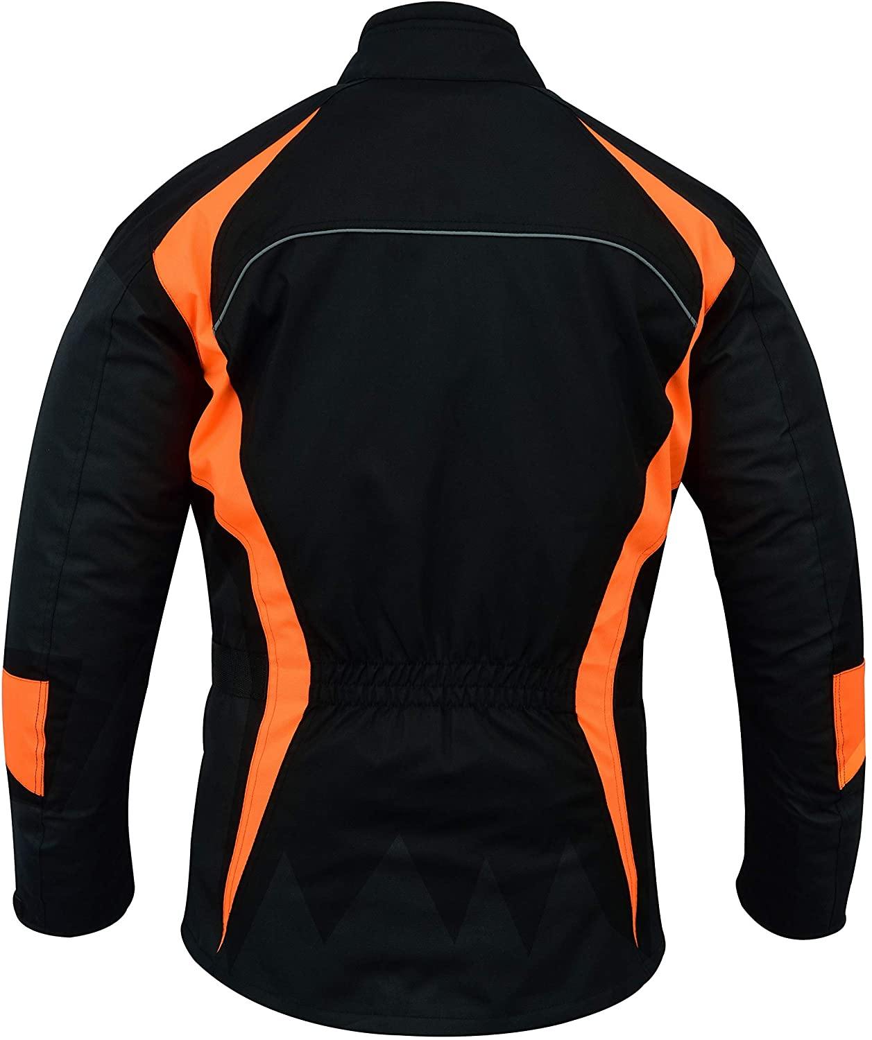 Warrior Gears®Motorcycle Jacket Men's Riding Warrior Textile Racing Motorbike Hi-Vis Jackets Bulls - Warrior Gears