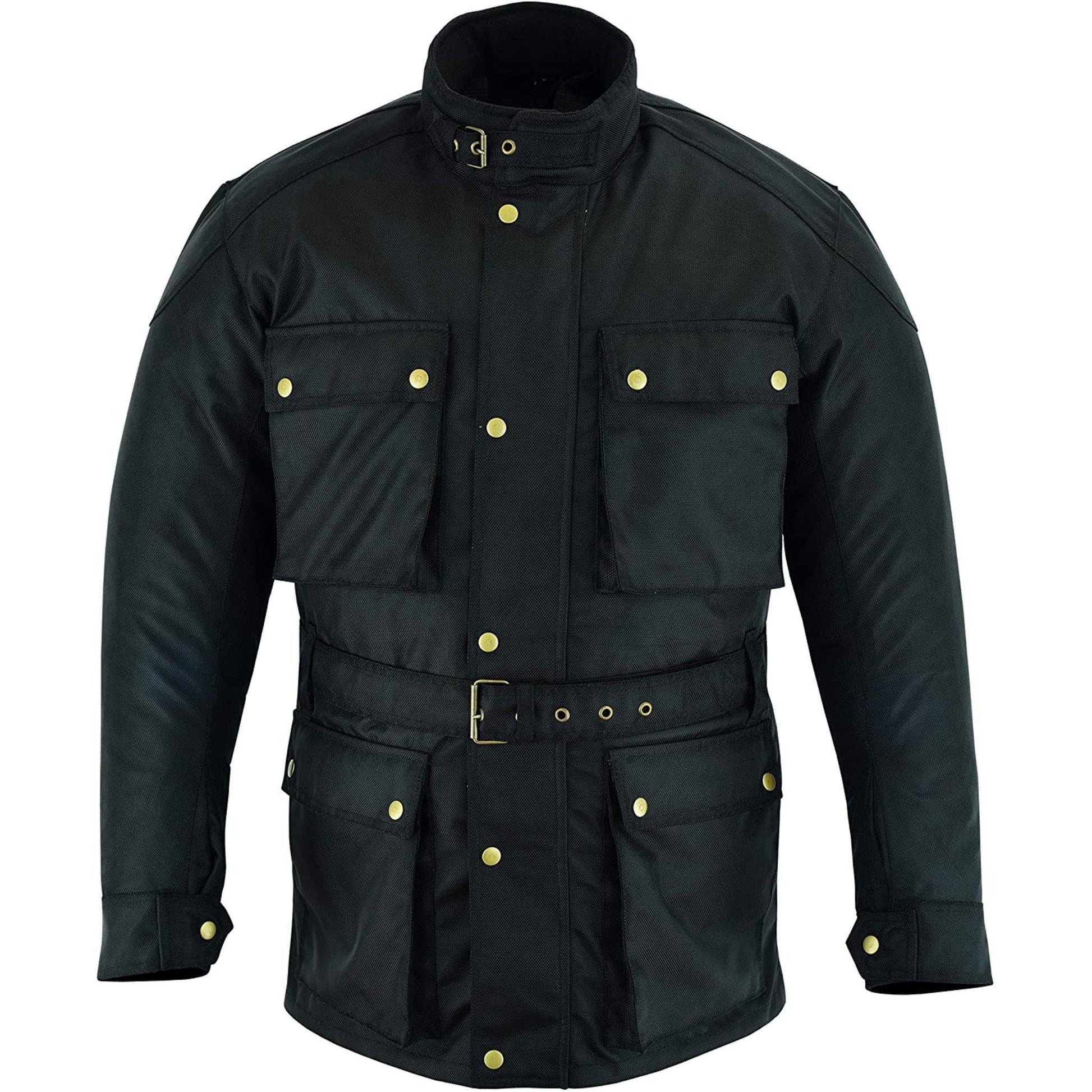 Warrior Gears® Motorcycle Jacket for men - Ballistic Nylon Winter Waterproof - Warrior Gears