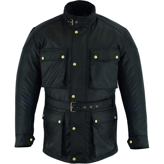 Warrior Gears® Motorcycle Jacket for men - Ballistic Nylon Winter Waterproof - Warrior Gears