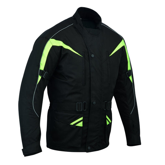 Warrior Gears® Pro Arc 10000 Motorcycle Jacket for Men's | Cordura Textile Jackets - Warrior Gears