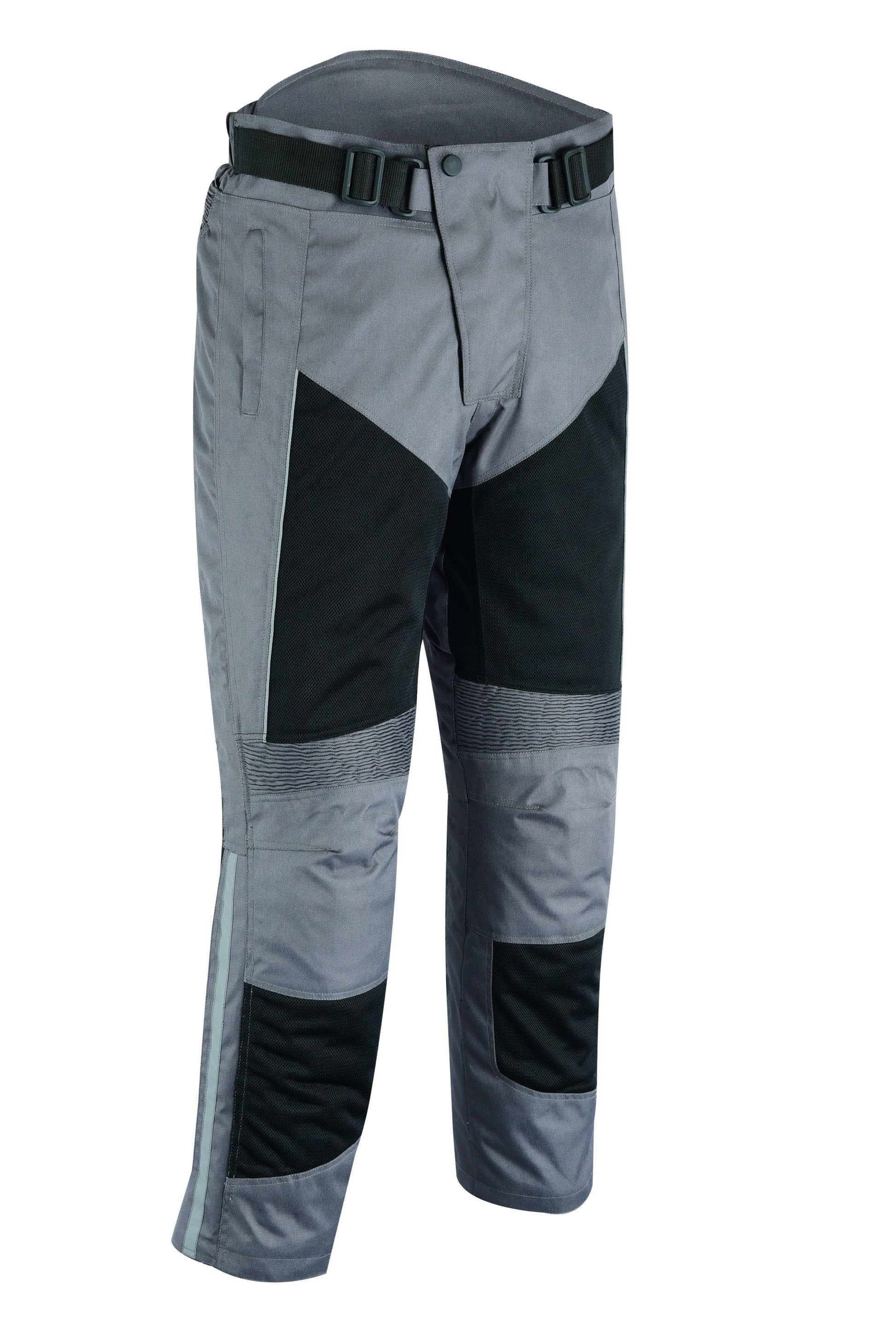 Warrior Gears®Motorcycle Suit Air Mesh Jacket Trouser Set -Grey / Black - Warrior Gears