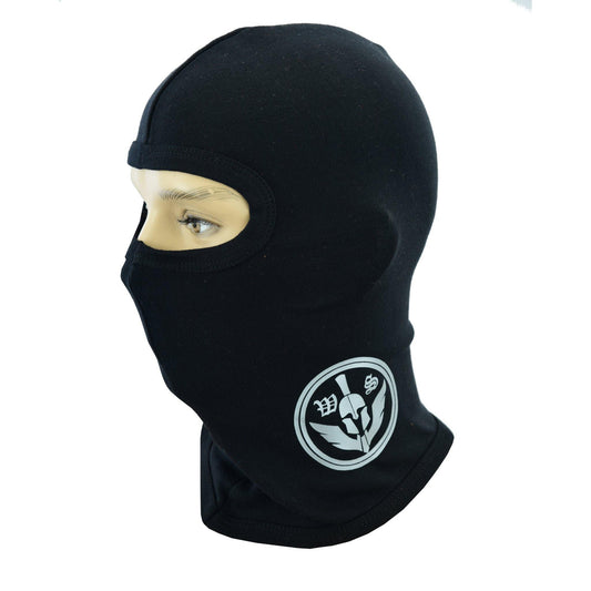 Warrior Gears®100% Cotton Motorcycle Balaclava | Face Mask -Black - Warrior Gears