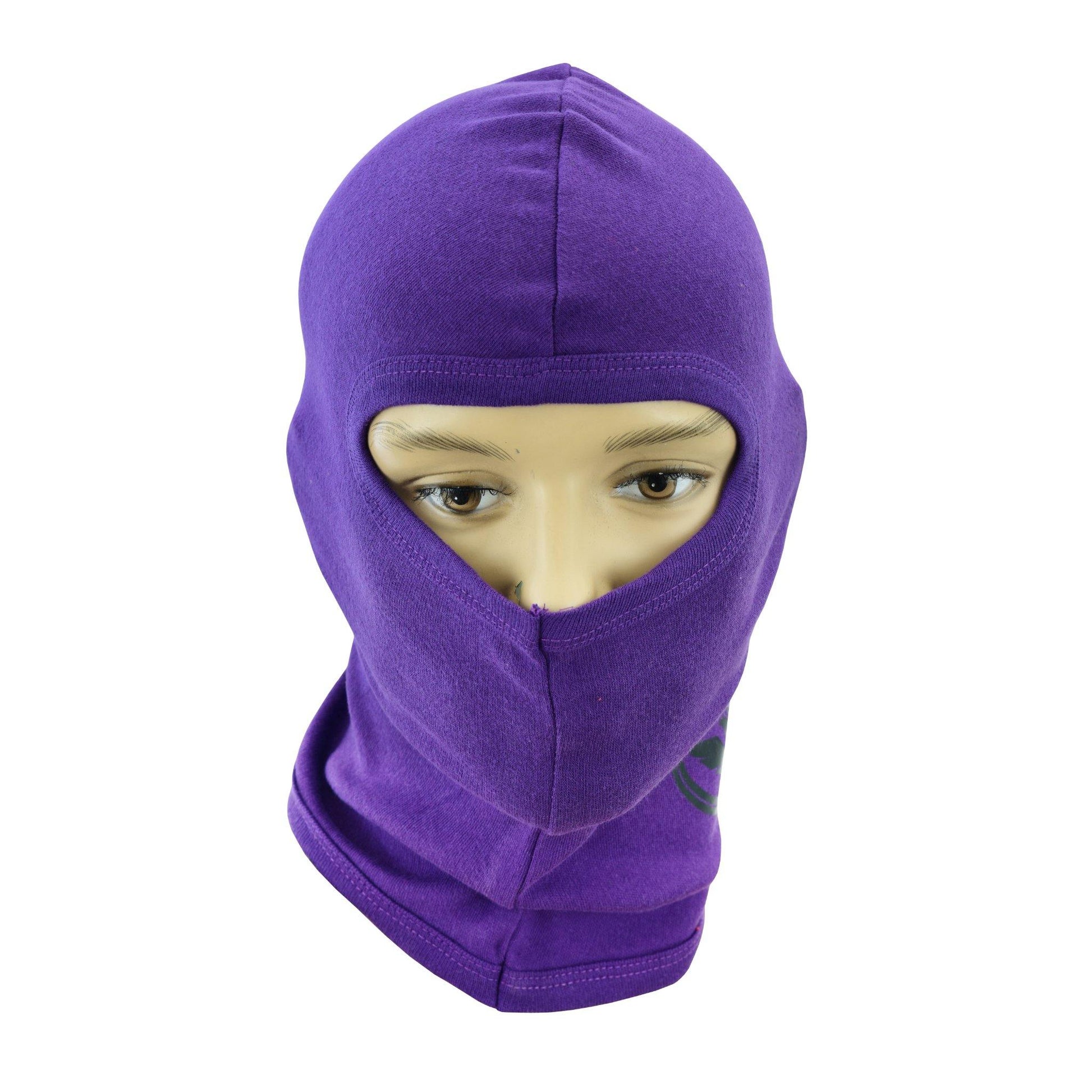 Warrior Gears®100% Cotton Motorcycle Balaclava | Face Mask -Purple - Warrior Gears