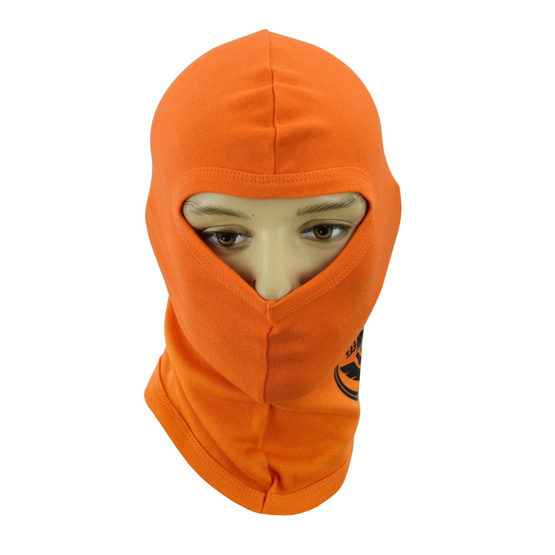 Warrior Gears®100% Cotton Motorcycle Balaclava | Face Mask -Orange - Warrior Gears