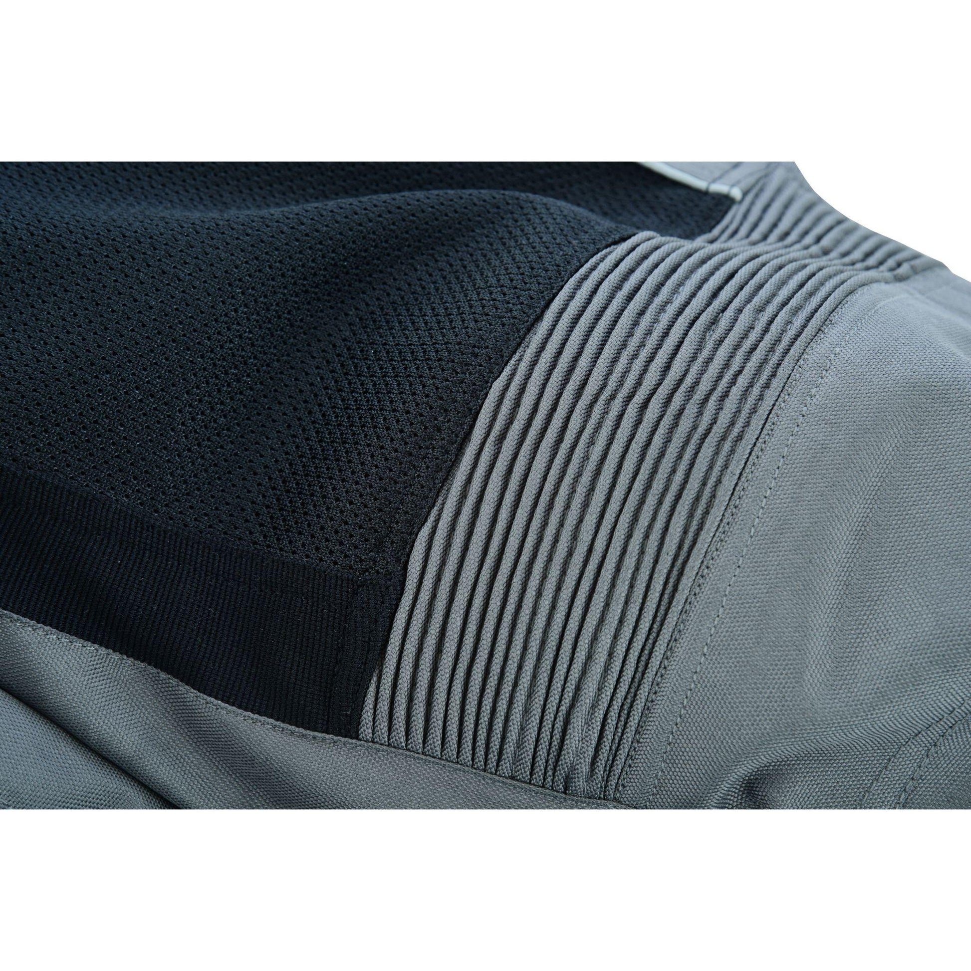 Warrior Gears® Air Mesh Motorcycle Trousers for men With Removable Lining & CE Armours -Black & Grey - Warrior Gears