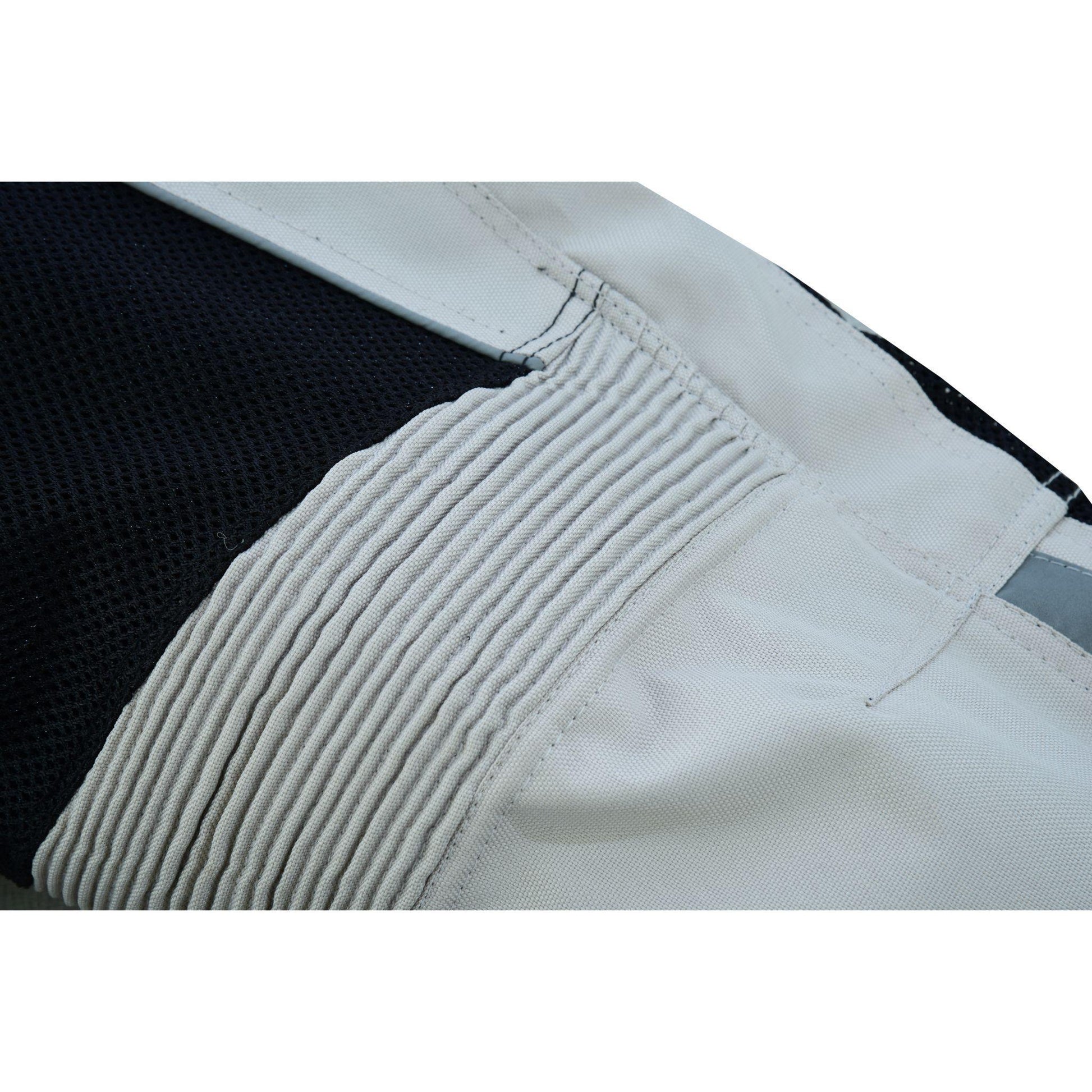 Warrior Gears® Air Mesh Motorcycle Trousers for men Textile Motorbike Pants With Removable Lining - Black & Beige - Warrior Gears