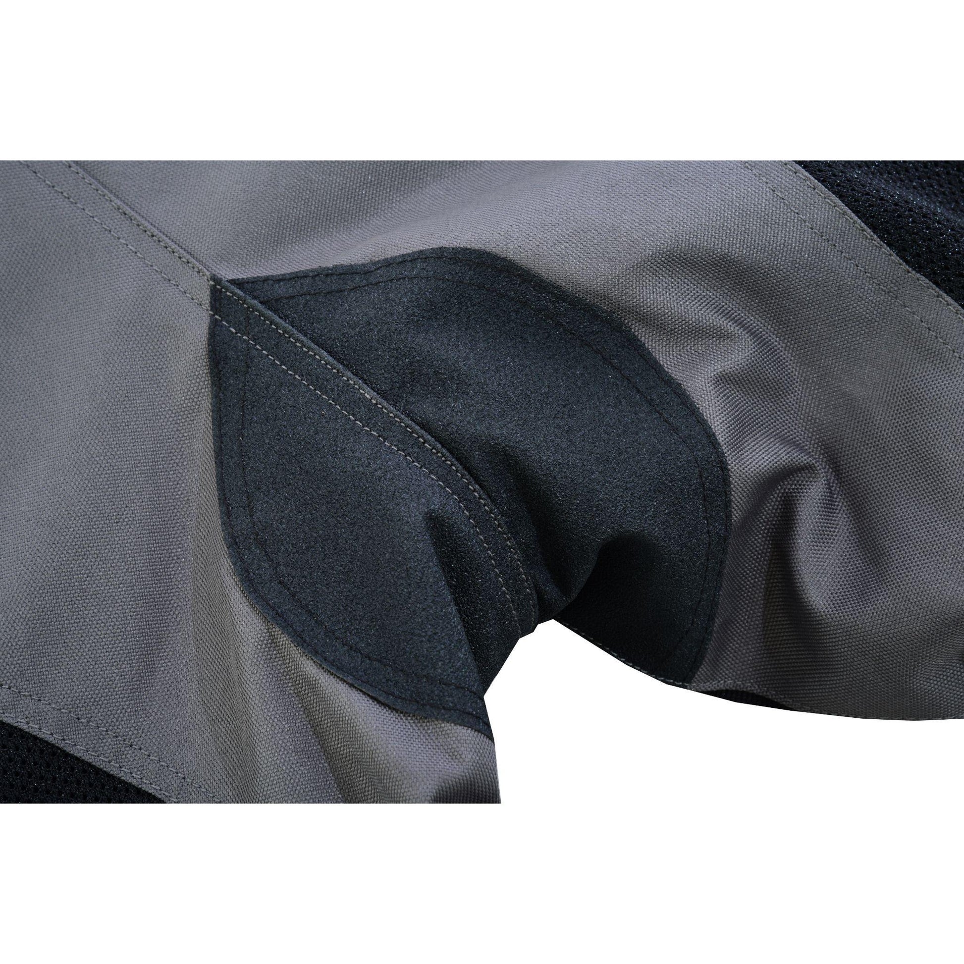 Warrior Gears® Air Mesh Motorcycle Trousers for men With Removable Lining & CE Armours -Black & Grey - Warrior Gears