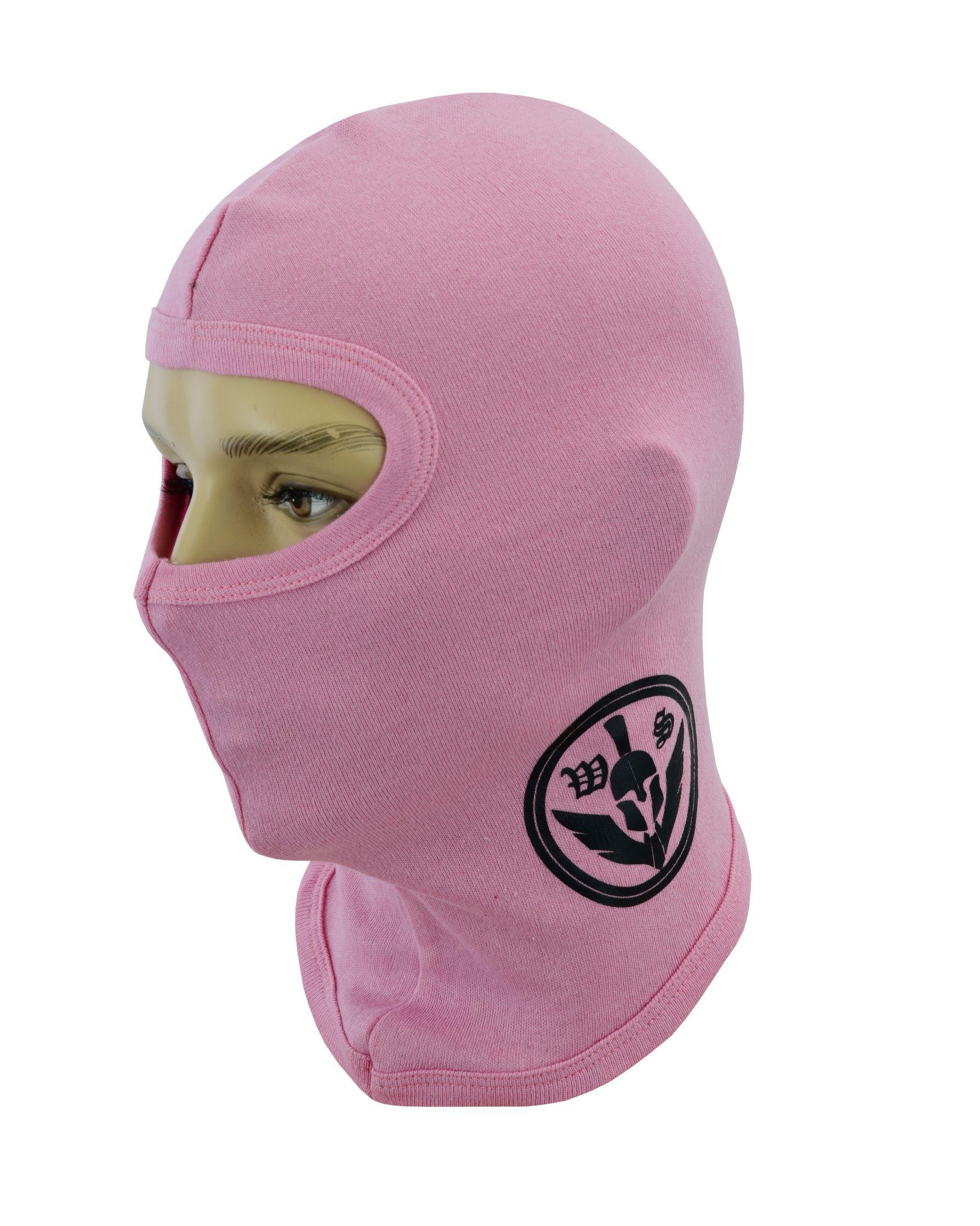 Warrior Gears®100% Cotton Motorcycle Balaclava | Face Mask -Pink - Warrior Gears