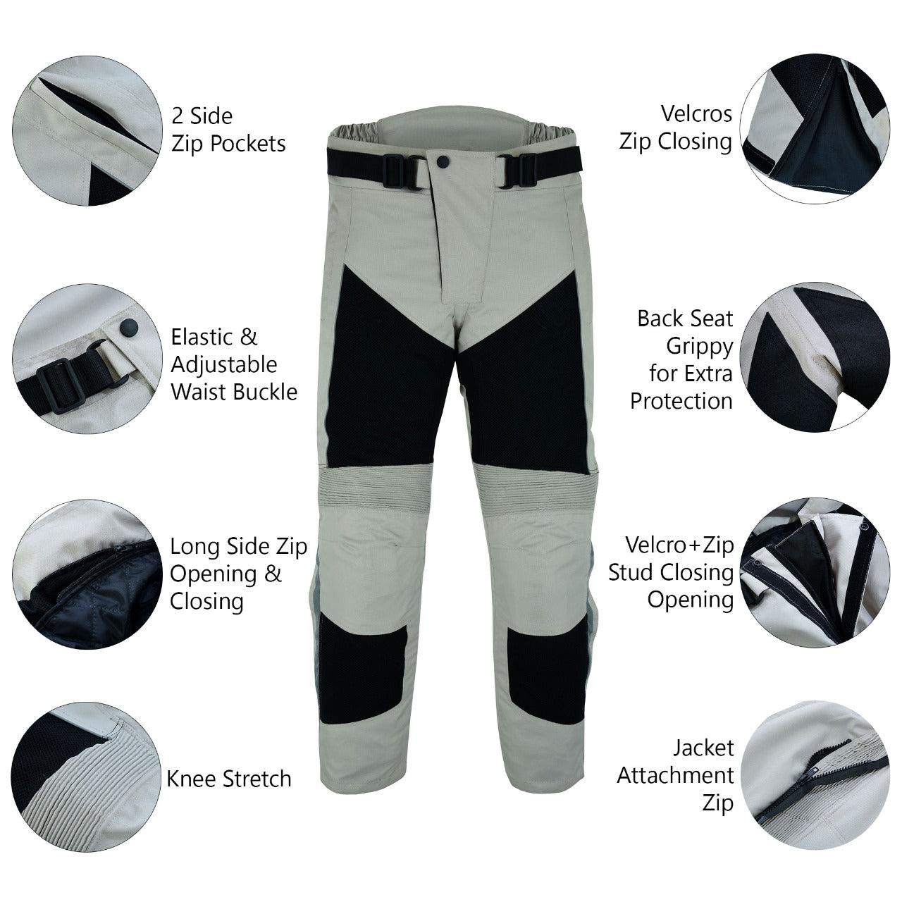 Warrior Gears Air Mesh Motorcycle Suit | Jacket and Trousers Set- 2 PC - Warrior Gears