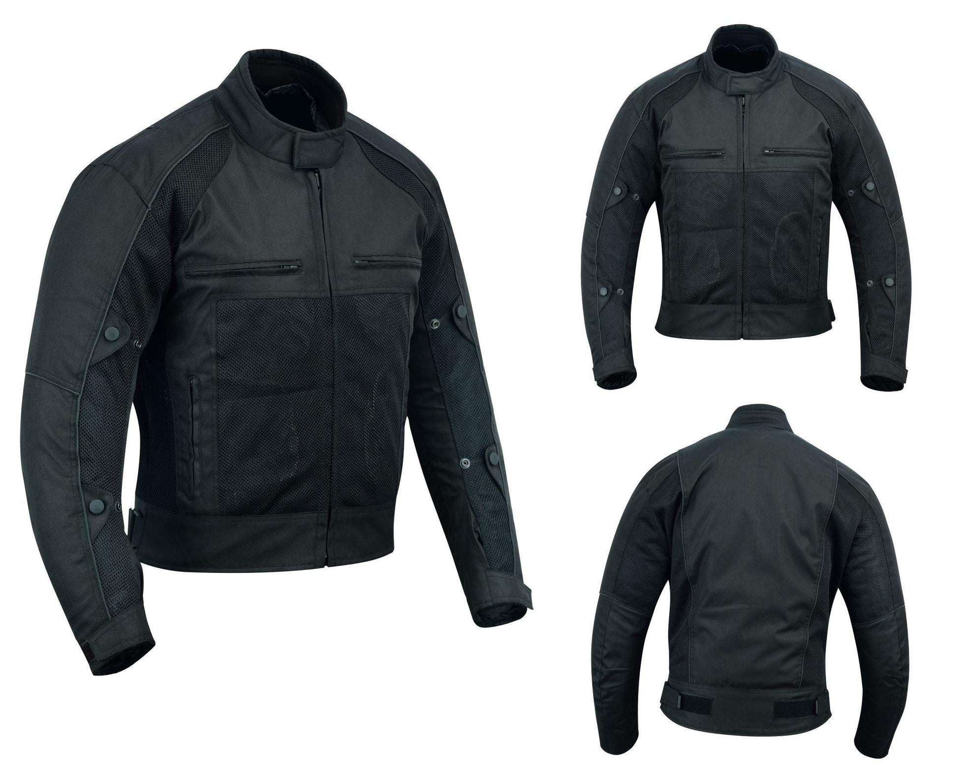 Warrior Gears®Motorcycle Suit Air Mesh Jacket Trouser Set -All Black - Warrior Gears
