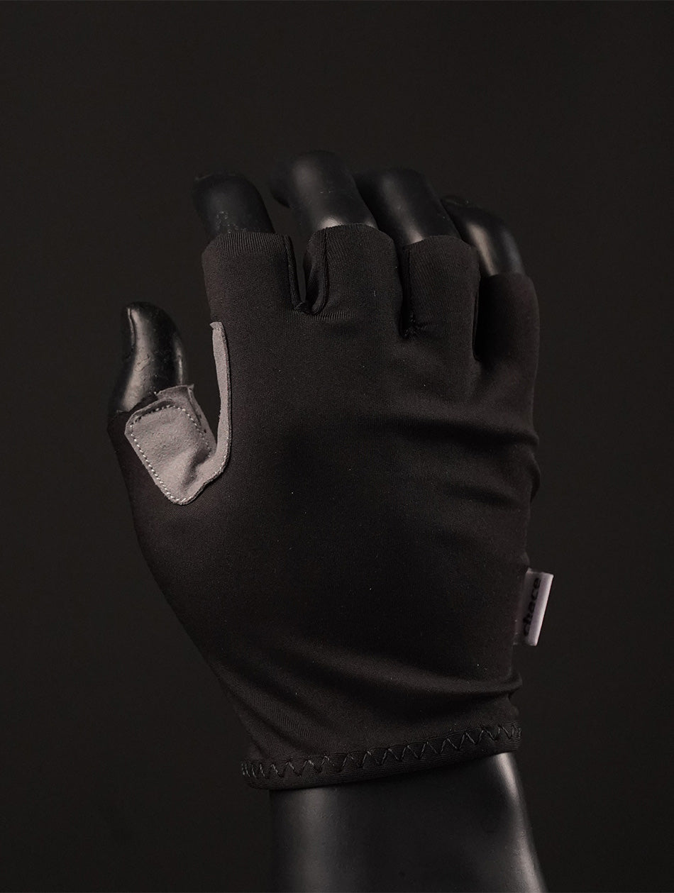 Half Finger Black Gloves 1