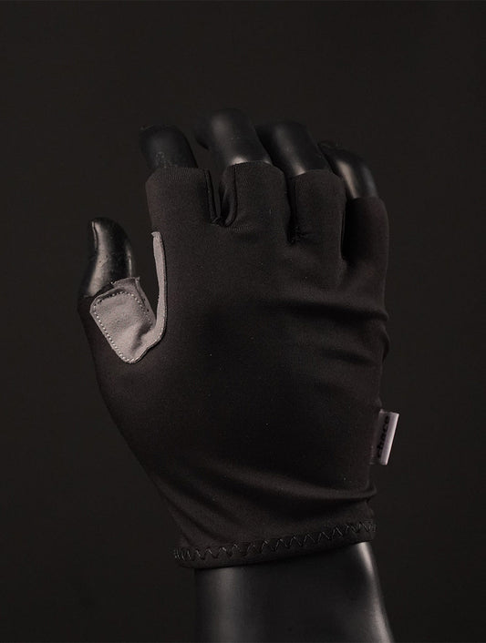 Half Finger Black Gloves 1