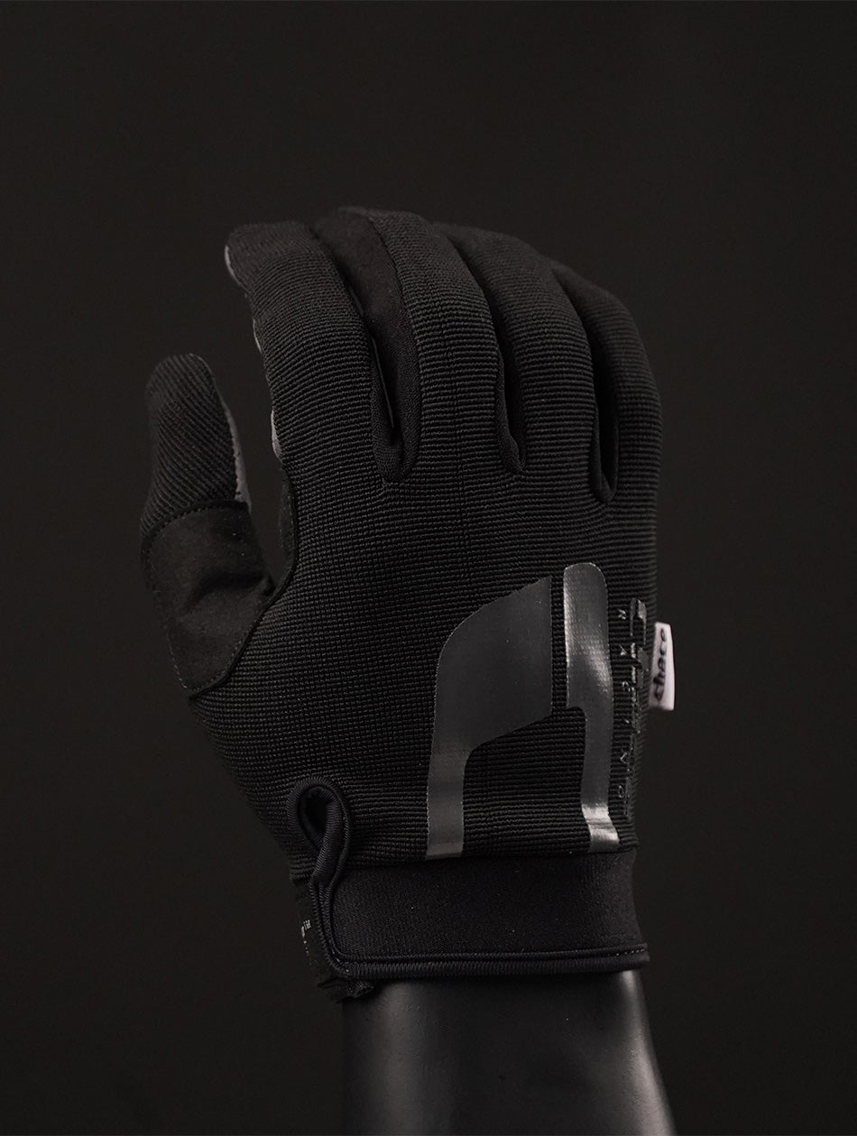Black & Grey Logo Gloves 5