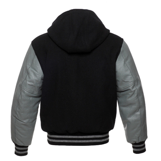 Warrior Gears Classic Varsity Jacket | University | Letterman Bomber Jacket with Hood - Warrior Gears